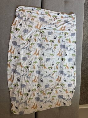 Little Sleepies Safari Animal bamboo crib sheet
